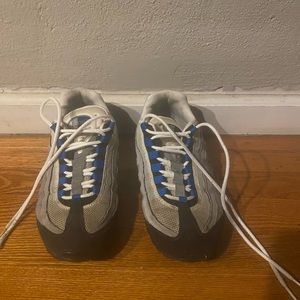Nike AirMax 95 blue, black and gray 8.5 used decent condition